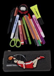Penar pentru baieti Basketball R131, 20x9x4cm, Negru - Img 8