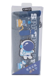 Penar pentru baieti Spacecraft R704, un singur compartiment, 20x9x4cm, Albastru - Img 7