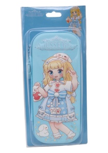 Penar pentru fete R6007, compartimente multiple, cu cifru, 22x10x4cm, Bleu - Img 10