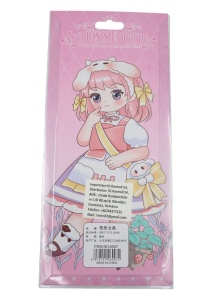 Penar pentru fete R6007, compartimente multiple, cu cifru, 22x10x4cm, Roz - Img 4