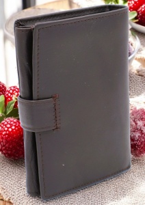 Portofel barbatesc din piele naturala R60277 maro inchis - Img 2