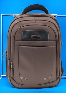 Rucsac cu trei compartimente R998211, impermeabil, 42x33x24cm, Maro