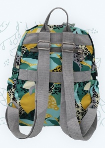 Rucsac din material impermeabil, bretele reglabile si maner R663, 32x27x13cm, - Img 3