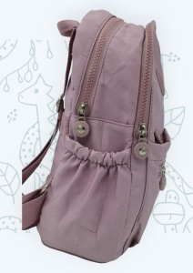 Rucsac din material impermeabil, bretele reglabile si maner R66, 32x27x13cm, Lila - Img 5