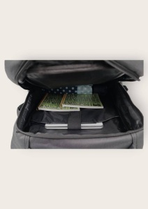 Rucsac multifunctional pentru laptop R49103, negru, impermeabil, 48x32x20cm - Img 11