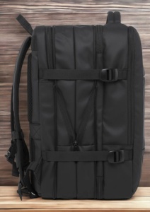 Rucsac multifunctional R1117 pentru laptop, impermeabil, cu port USB, 43X33X13cm, negru - Img 3