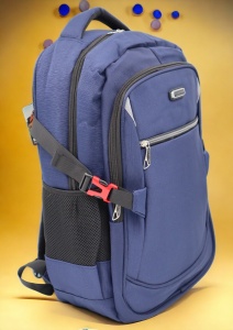 Rucsac pentru laptop R1912B, bleumarin, impermeabil, 48x32x15cm - Img 2