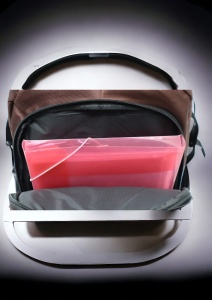 Rucsac pentru laptop R1912B, Maro, impermeabil, 48x32x15cm - Img 10