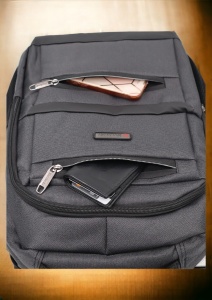 Rucsac pentru laptop R23382, impermeabil, 48x34x19cm, maner si bretele buretate, Negru - Img 10