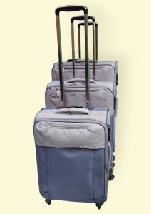 Set de trolere My Travel R346, 3 dimensiuni 20", 24", 28", bleumarin - Img 2
