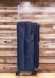 Troler My Travel R001, dimensiune mare 28", 4 roti pivotante, 70x47x32cm, Bleumarin - Img 2