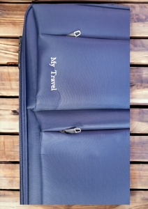Troler My Travel R001, dimensiune mica 20", 4 roti pivotante, 50x35x25cm, Bleumarin - Img 8
