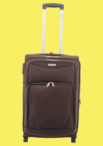 Troler My Travel R03, Dimensiune Medie 24", 61x40x27cm, Maro