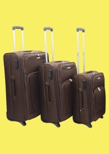 Troler My Travel R03, Dimensiune Medie 24", 61x40x27cm, Maro - Img 11