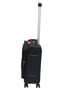 Troler My Travel R284A, dimensiune mica 20", 50x36x25cm, negru - Img 4