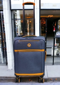 Troler My Travel R336, dimensiune mica 20", 49x37x20cm, bleumarin