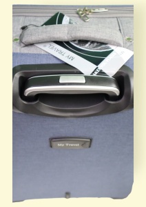 Troler My Travel R346, dimensiune medie 24", 60x41x25cm, bleumarin - Img 10