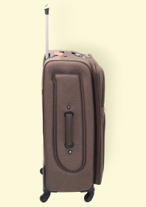 Troler My Travel R744, dimensiune mare 28", 4 roti 360, 71x46x30cm, maro - Img 2