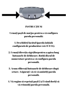 Troler My Travel R744, dimensiune medie 24", 4 roti 360, 61x41x26cm, maro - Img 12