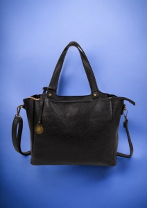 Geanta de mana cu portofel in interior, din piele ecologica, R2500610999, negru - Img 2