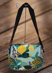 Geanta de umar femei R543 mini, comoda, material rezistent, 24x18x10cm - Img 2