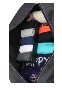 Geanta de voiaj din material rezistent, impermeabil, R8031, 50x29x21cm, Negru - Img 8