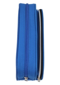 Penar pentru baieti Let's Rock R7256, doua compartimente, material textil impermeabil, 20x10x6cm, Albastru - Img 3