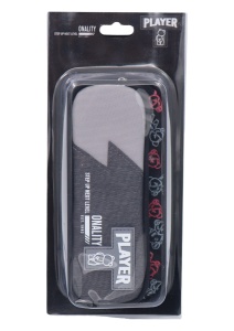 Penar pentru baieti Player R7255, doua compartimente, 21x9x7cm, Negru - Img 5