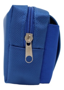 Penar pentru baieti R7233, model elicopter, doua compartimente, material textil, 20x10x6cm, Albastru - Img 6