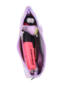 Penar pentru fete, cu inimioare, R126, 20x9x4cm, Lila - Img 4