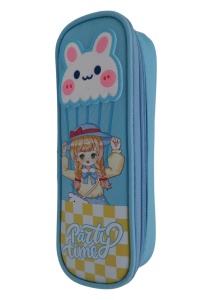 Penar pentru fete cu un singur compartiment R8956, 22x8x6cm, Bleu - Img 6