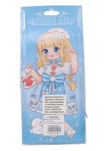 Penar pentru fete R6007, compartimente multiple, cu cifru, 22x10x4cm, Bleu - Img 11