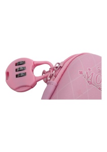 Penar pentru fete R6007, compartimente multiple, cu cifru, 22x10x4cm, Roz - Img 5