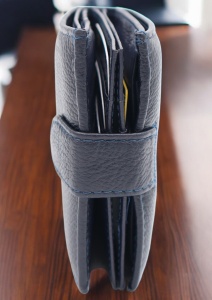 Portofel barbatesc din piele naturala R7137 bleumarin - Img 3
