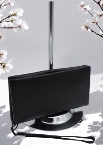 Portofel dama din piele naturala R65 negru - Img 2