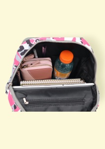 Rucsac din material impermeabil, bretele reglabile si maner R664, 32x27x13cm, - Img 8