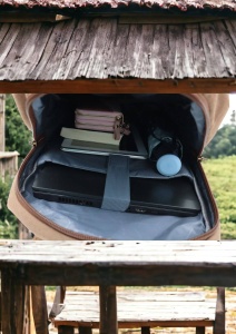 Rucsac Din Material Texil Tip In, RM23301, 45X32X17cm, Maro - Img 6