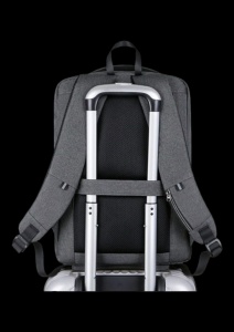 Rucsac multifunctional cu port incarcare USB R103, impermeabil, unisex, antifurt, 44x30x17cm, Gri - Img 4