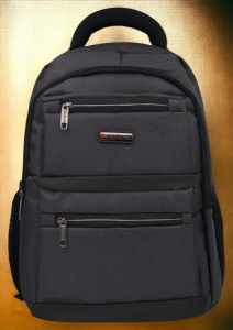 Rucsac pentru laptop R23382, impermeabil, 48x34x19cm, maner si bretele buretate, Negru