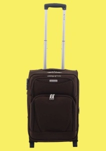 Troler De Cabina My Travel R03, Dimensiune Mica 20", 51x36x22cm, maro