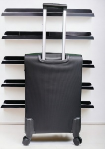 Troler My Travel R001, dimensiune medie 24", 4 roti pivotante, 60x40x26cm, Negru - Img 3