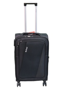 Troler My Travel R284A, dimensiune medie 24", 60x42x27cm, negru