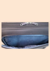 Troler My Travel R284A, dimensiune mica 20", 50x36x25cm, maro - Img 11