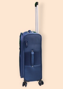 Troler My Travel R412, dimensiune medie 24", 60x41x27cm, bleumarin - Img 2