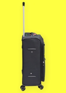 Troler My Travel R412, dimensiune medie 24", 60x41x27cm, negru - Img 4