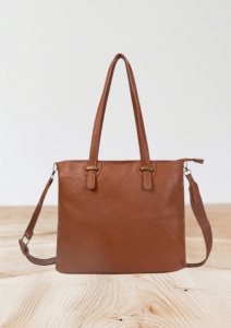 Geanta dama tip shopper, piele ecologica, R240578, maro