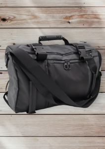 Geanta de voiaj multifunctionala tip rucsac R1219, 44x30x21cm, Gri - Img 7