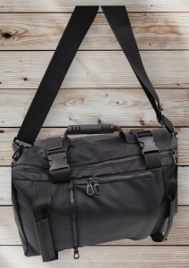 Geanta de voiaj multifunctionala tip rucsac R1219, 44x30x21cm, Negru - Img 11