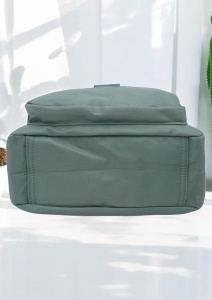 Geanta pentru femei cu manere, curea reglabila si detasabila R306, 25x16x13cm, Verde deschis - Img 5