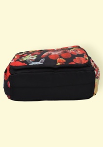 Geanta pentru femei tip crossbody R1130, material textil, curea reglabila, 25x16x13cm, Negru07 - Img 5